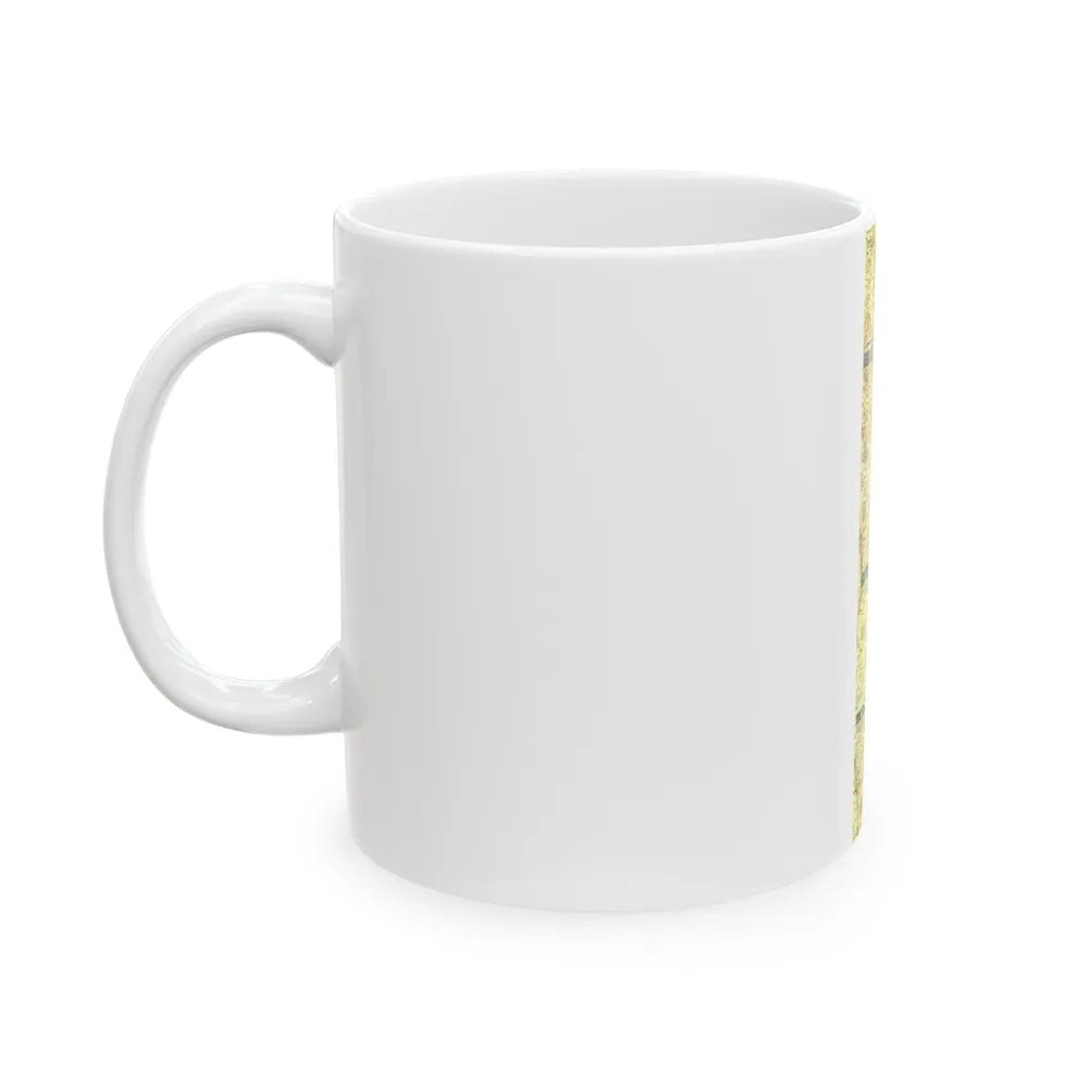 USA - Boston to Washington (1830) (Map) White Coffee Mug-Go Mug Yourself