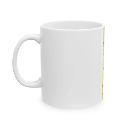 USA - Boston to Washington (1830) (Map) White Coffee Mug - Go Mug Yourself