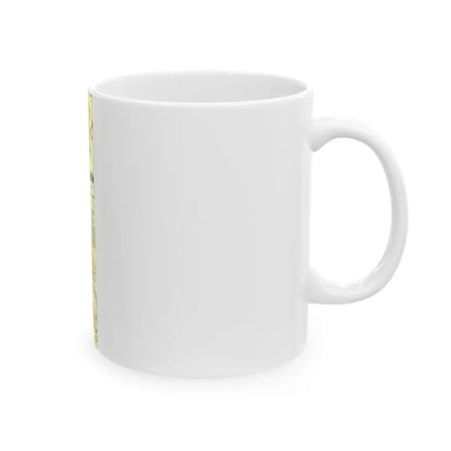 USA - Boston to Washington (1830) (Map) White Coffee Mug - Go Mug Yourself