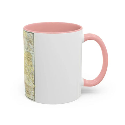 USA - California (1954) (Map) Accent Coffee Mug - Go Mug Yourself