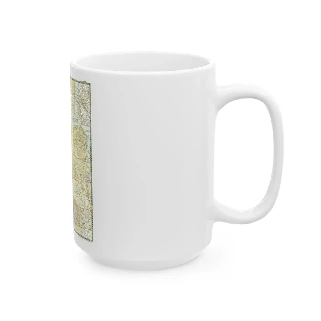 USA - California (1954) (Map) White Coffee Mug - Go Mug Yourself