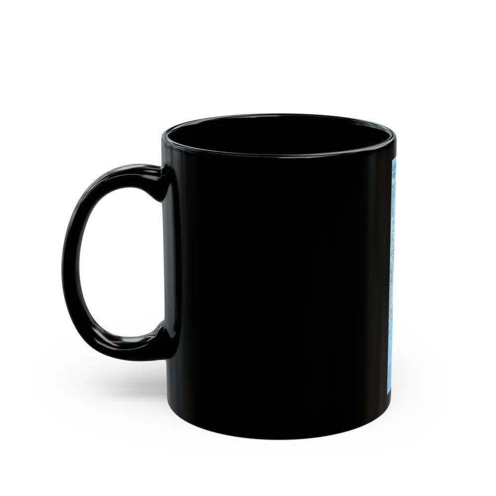 USA - California (1993) (Map) Black Coffee Mug-Go Mug Yourself