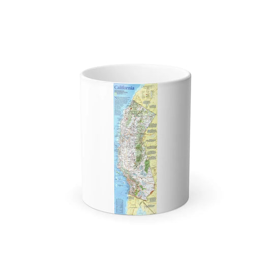 USA - California (1993) (Map) Color Changing Mug 11oz-11oz-Go Mug Yourself