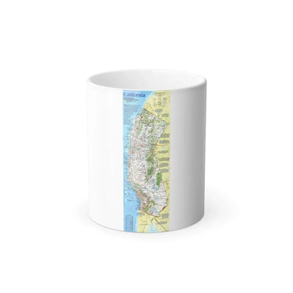 USA - California (1993) (Map) Color Changing Mug 11oz Default Title 11oz - Go Mug Yourself
