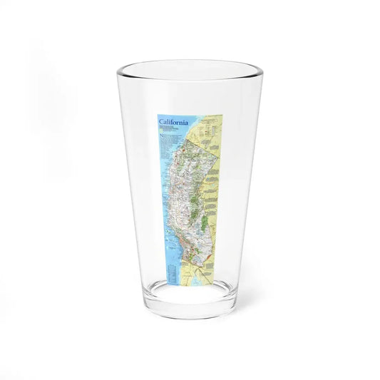 USA - California (1993) (Map) Pint Glass 16oz 16oz - Go Mug Yourself