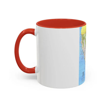 USA - California and Nevada 1 (1974) (Map) Accent Coffee Mug - Go Mug Yourself