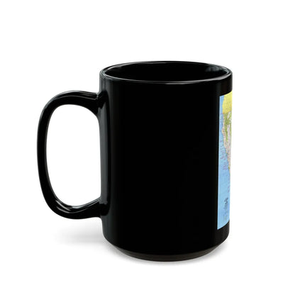 USA - California and Nevada 1 (1974) (Map) Black Coffee Mug-Go Mug Yourself