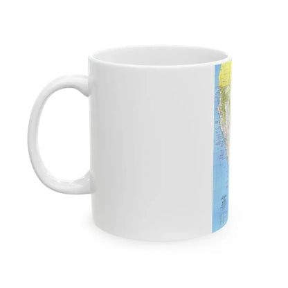 USA - California and Nevada 1 (1974) (Map) White Coffee Mug - Go Mug Yourself