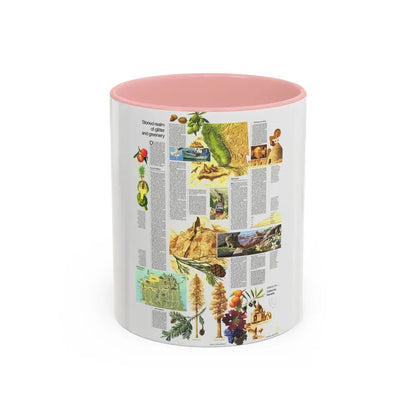 USA - California and Nevada 2 (1974) (Map) Accent Coffee Mug 11oz Pink - Go Mug Yourself