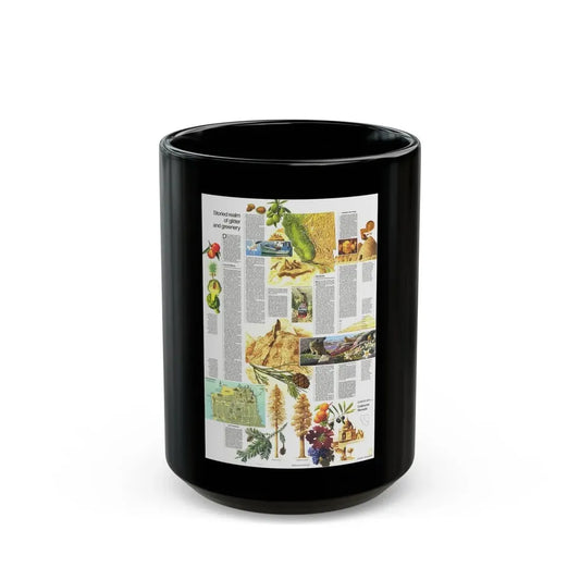 USA - California and Nevada 2 (1974) (Map) Black Coffee Mug 15oz - Go Mug Yourself
