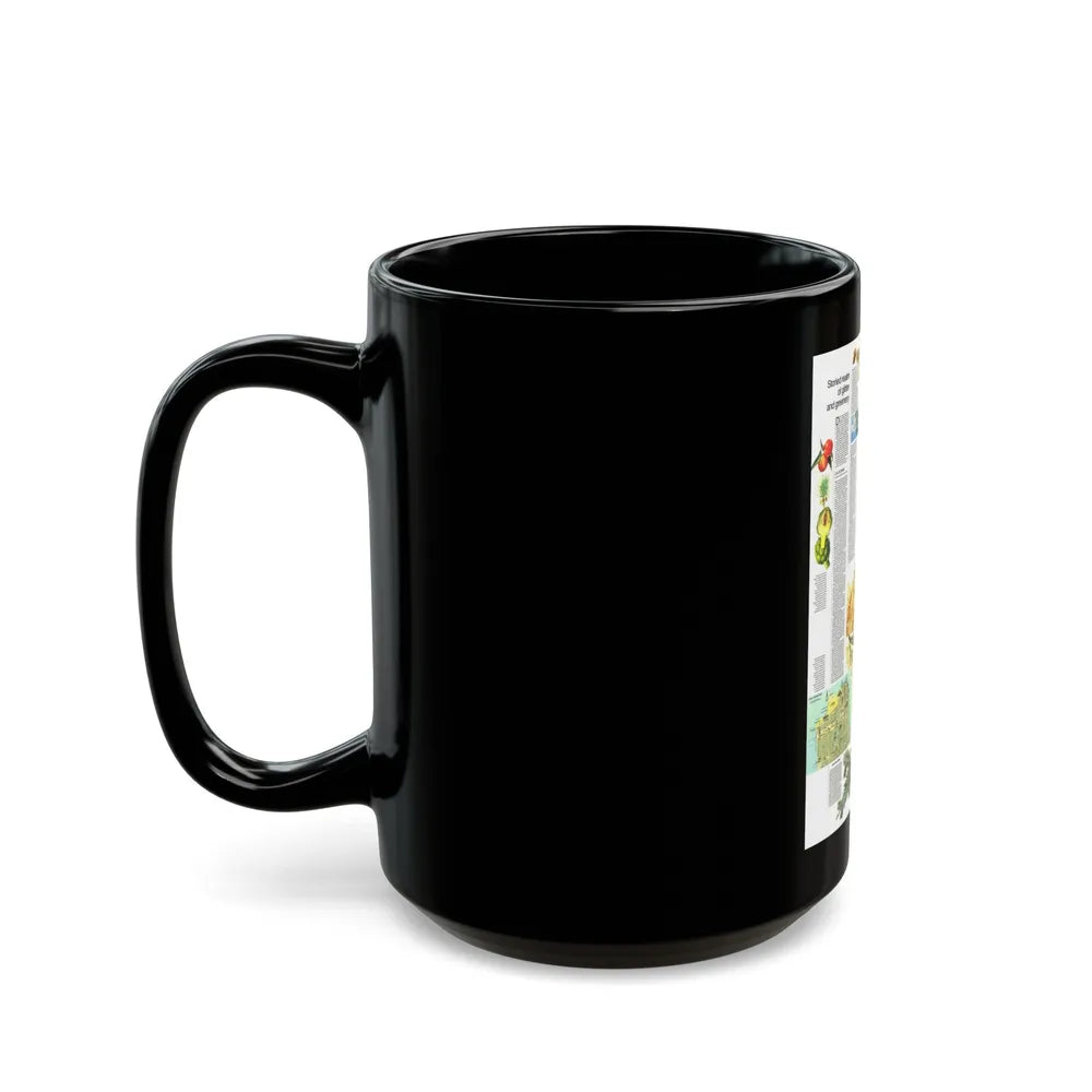 USA - California and Nevada 2 (1974) (Map) Black Coffee Mug-Go Mug Yourself