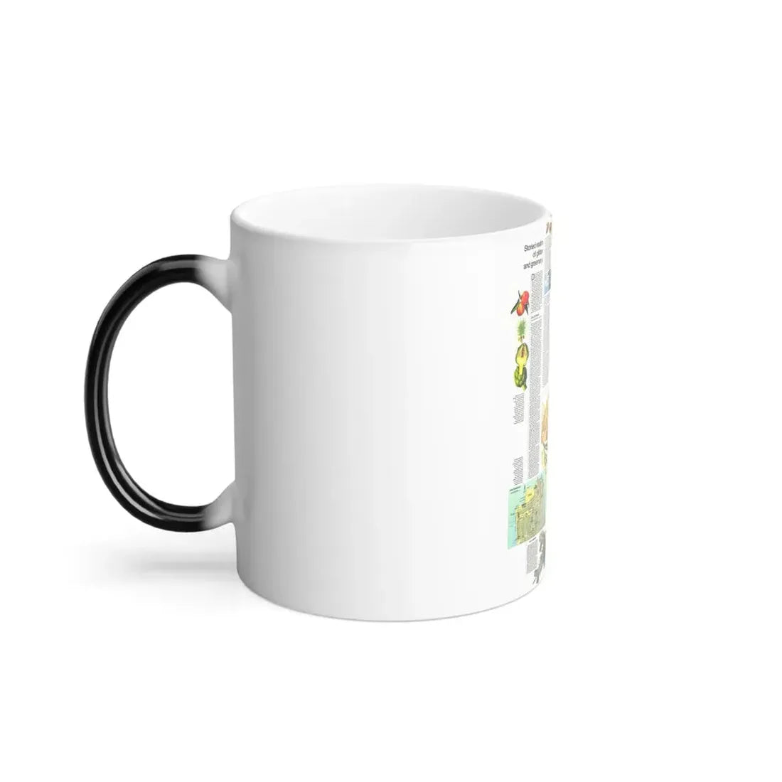 USA - California and Nevada 2 (1974) (Map) Color Changing Mug 11oz - Go Mug Yourself