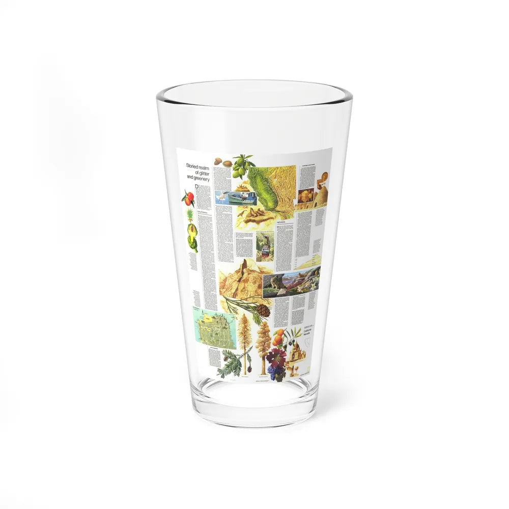 USA - California and Nevada 2 (1974) (Map) Pint Glass 16oz-16oz-Go Mug Yourself