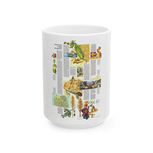 USA - California and Nevada 2 (1974) (Map) White Coffee Mug 15oz - Go Mug Yourself