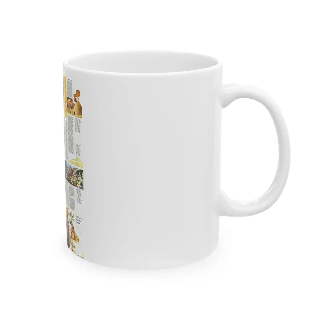 USA - California and Nevada 2 (1974) (Map) White Coffee Mug - Go Mug Yourself
