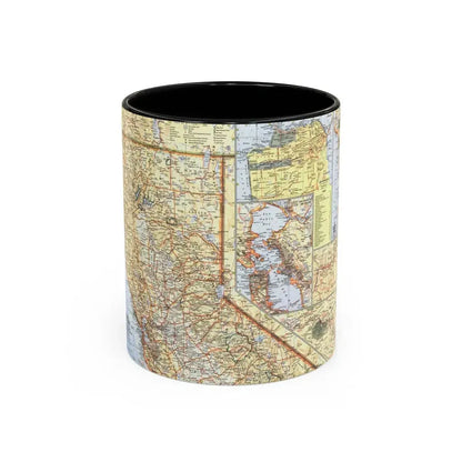 USA - California, Northern (1966) (Map) Accent Coffee Mug 11oz Black - Go Mug Yourself