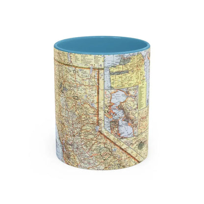 USA - California, Northern (1966) (Map) Accent Coffee Mug - Go Mug Yourself