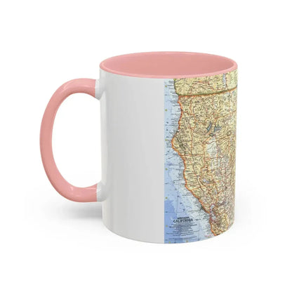 USA - California, Northern (1966) (Map) Accent Coffee Mug - Go Mug Yourself
