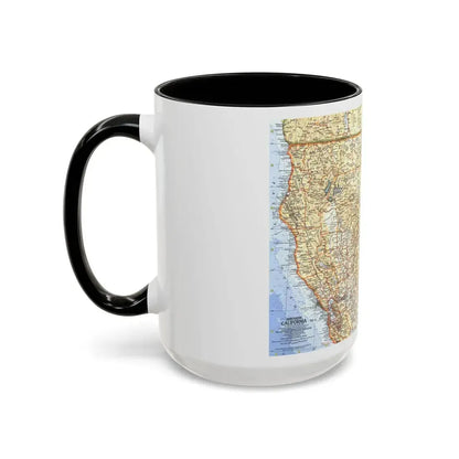 USA - California, Northern (1966) (Map) Accent Coffee Mug - Go Mug Yourself