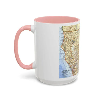 USA - California, Northern (1966) (Map) Accent Coffee Mug - Go Mug Yourself