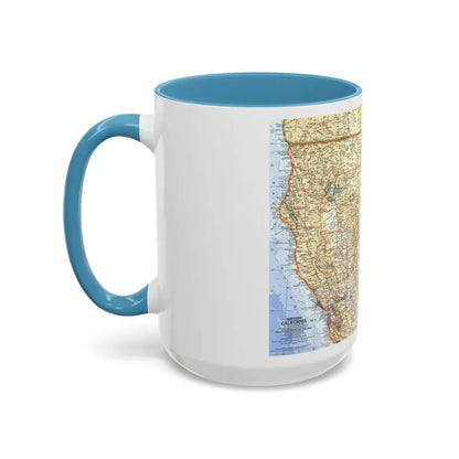 USA - California, Northern (1966) (Map) Accent Coffee Mug - Go Mug Yourself