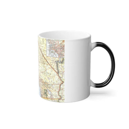 USA - California, Southern (1966) (Map) Color Changing Mug 11oz-Go Mug Yourself