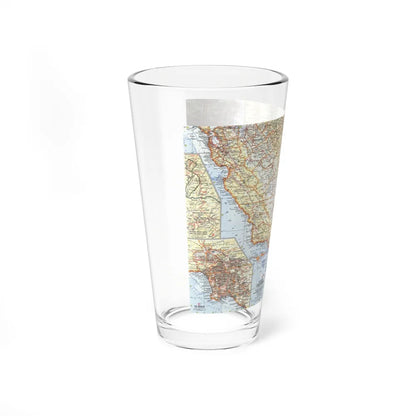 USA - California, Southern (1966) (Map) Pint Glass 16oz-Go Mug Yourself