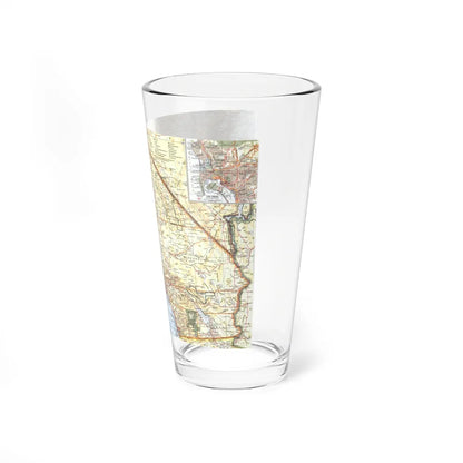 USA - California, Southern (1966) (Map) Pint Glass 16oz-Go Mug Yourself