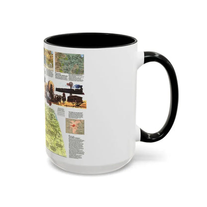 USA - Central Plains 2 (1985) (Map) Accent Coffee Mug - Go Mug Yourself