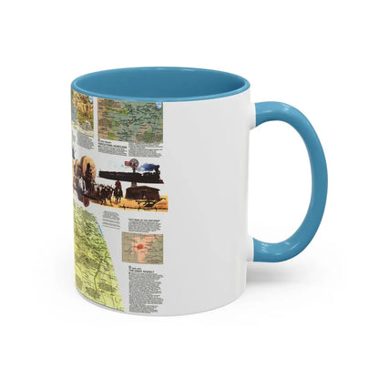 USA - Central Plains 2 (1985) (Map) Accent Coffee Mug - Go Mug Yourself