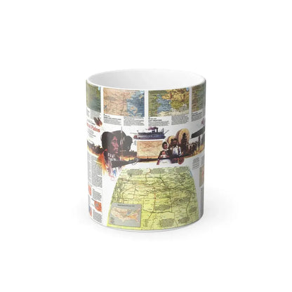 USA - Central Plains 2 (1985) (Map) Color Changing Mug 11oz Default Title 11oz - Go Mug Yourself