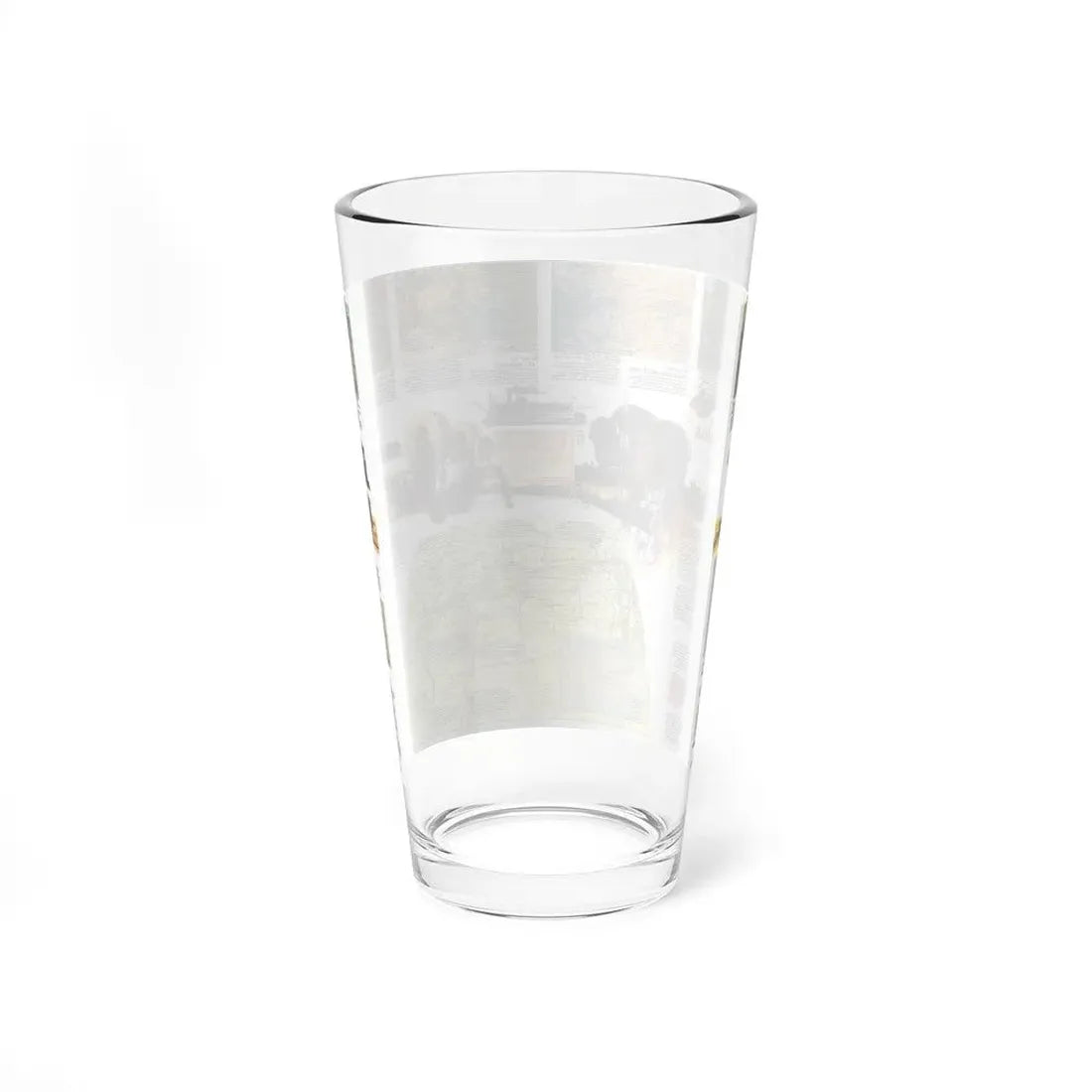USA - Central Plains 2 (1985) (Map) Pint Glass 16oz - Go Mug Yourself