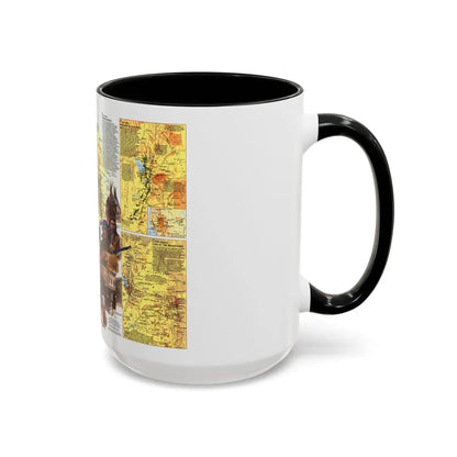 USA - Central Rockies 2 (1984) (Map) Accent Coffee Mug - Go Mug Yourself