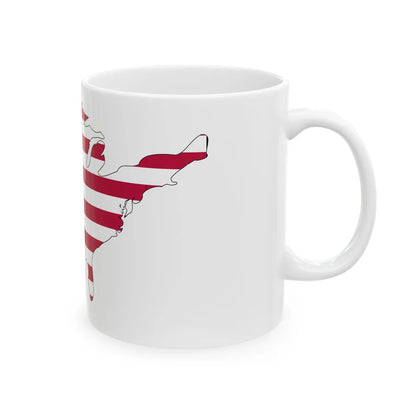 Usa-clipSvgTutorial (United States) White Coffee Mug - Go Mug Yourself