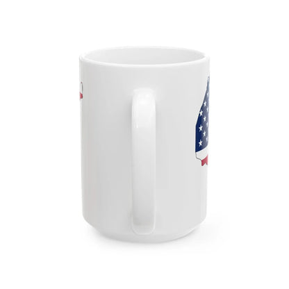 Usa-clipSvgTutorial (United States) White Coffee Mug - Go Mug Yourself