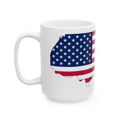 Usa-clipSvgTutorial (United States) White Coffee Mug - Go Mug Yourself