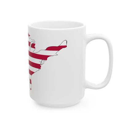 Usa-clipSvgTutorial (United States) White Coffee Mug - Go Mug Yourself