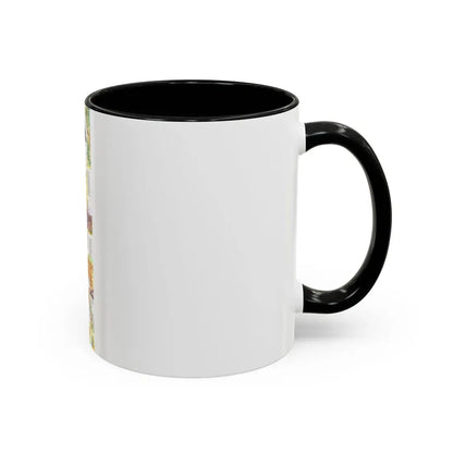 USA - Coastal California (1993) (Map) Accent Coffee Mug - Go Mug Yourself