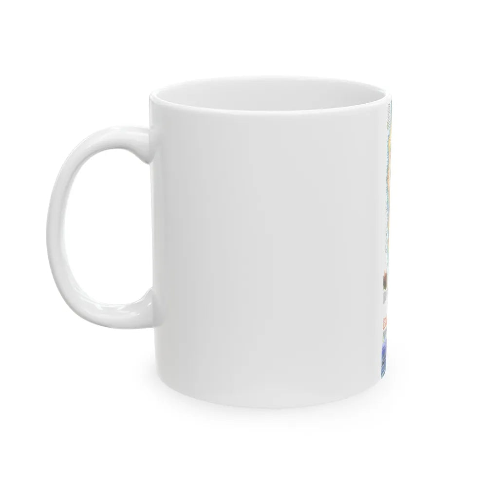 USA - Coastal California (1993) (Map) White Coffee Mug-Go Mug Yourself