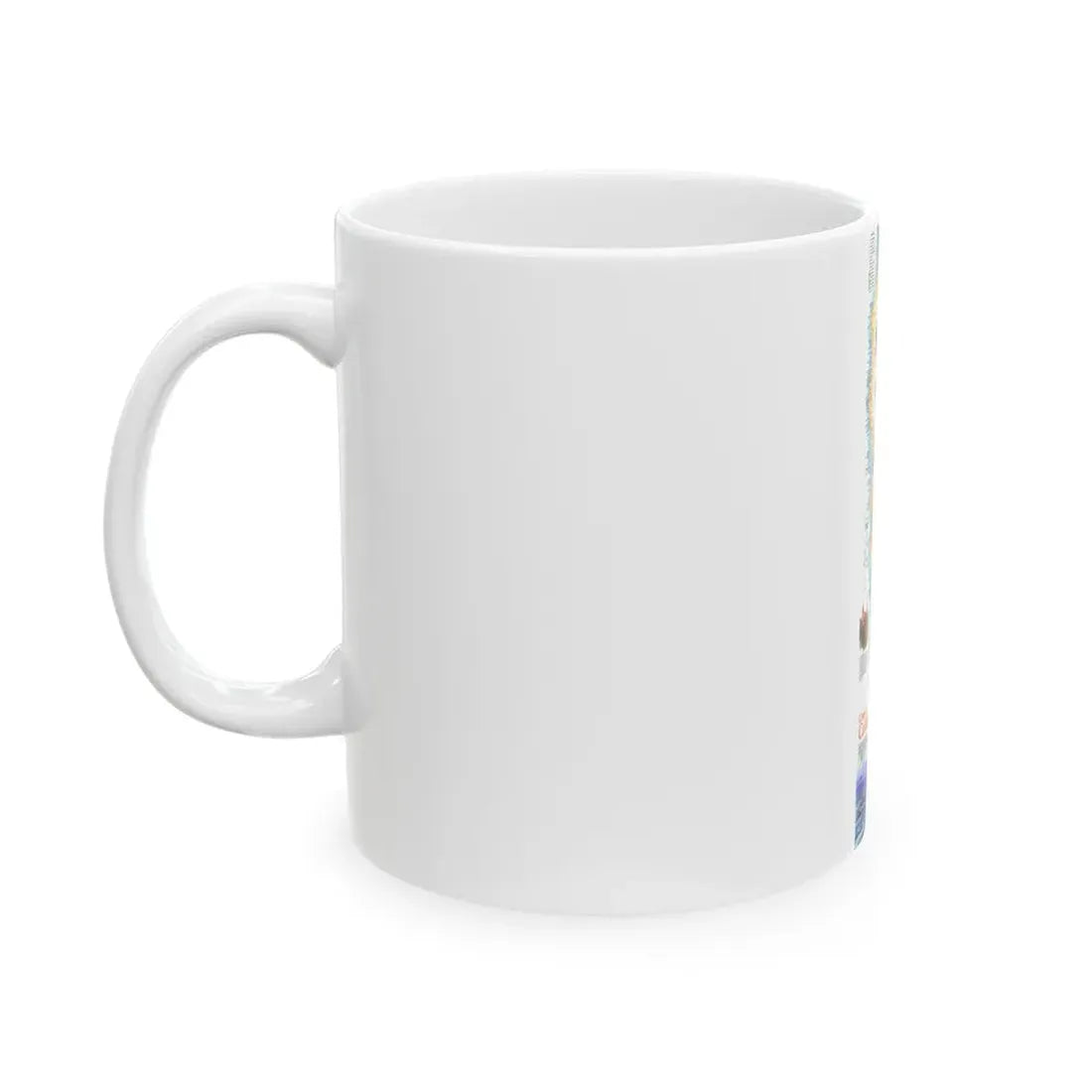 USA - Coastal California (1993) (Map) White Coffee Mug - Go Mug Yourself