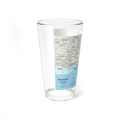 USA - Deep South 1 (1983) (Map) Pint Glass 16oz-Go Mug Yourself