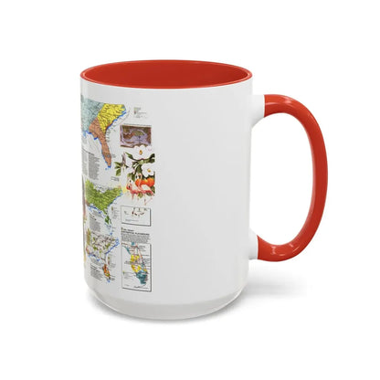 USA - Deep South 2 (1983) (Map) Accent Coffee Mug - Go Mug Yourself