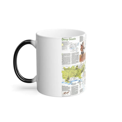 USA - Deep South 2 (1983) (Map) Color Changing Mug 11oz-Go Mug Yourself