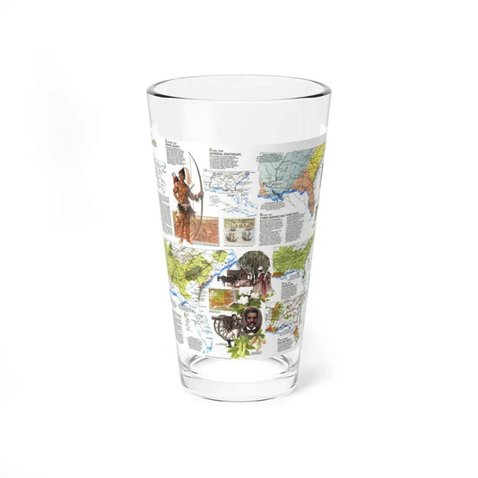 USA - Deep South 2 (1983) (Map) Pint Glass 16oz 16oz - Go Mug Yourself