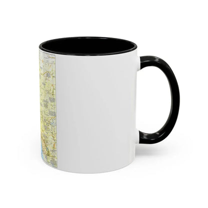 USA - Far West 1 (1984) (Map) Accent Coffee Mug - Go Mug Yourself