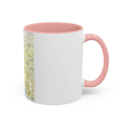 USA - Far West 1 (1984) (Map) Accent Coffee Mug - Go Mug Yourself