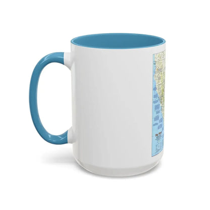 USA - Far West 1 (1984) (Map) Accent Coffee Mug - Go Mug Yourself