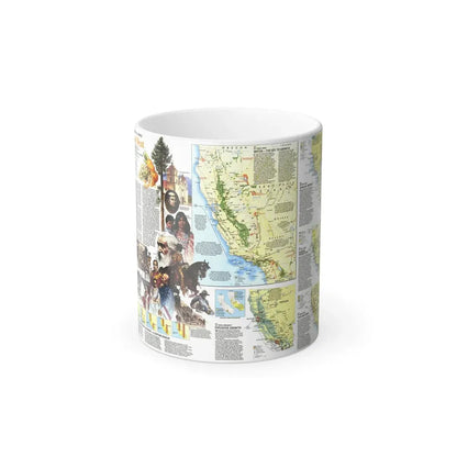 USA - Far West 2 (1984) (Map) Color Changing Mug 11oz Default Title 11oz - Go Mug Yourself