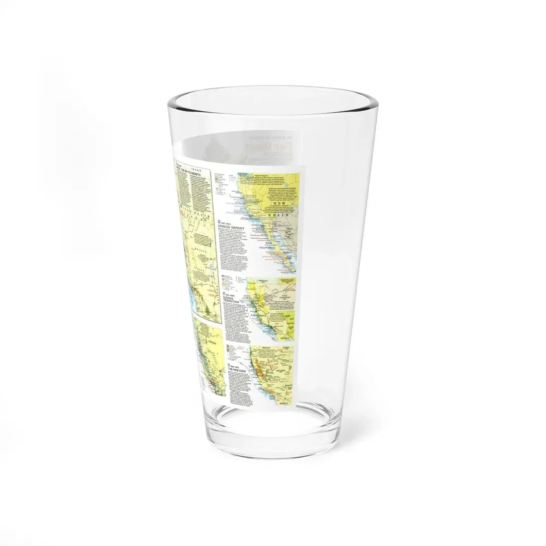 USA - Far West 2 (1984) (Map) Pint Glass 16oz - Go Mug Yourself