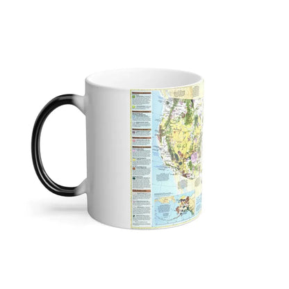 USA - Federal Lands in the Fifty States (1996) (Map) Color Changing Mug 11oz - Go Mug Yourself